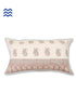 20s Cotton Cushion Cover in Block Print with Piping