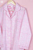 Cambric Cotton Long Pajama Set In Graphic Block Print