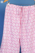 Cambric Cotton Wader Pajama Set In Graphic Block Print