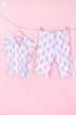 Cambric Cotton Wader Pajama Set In Paisley Block Print
