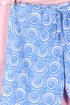 Cambric Cotton Wader Pajama Set In Graphic Block Print