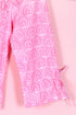 Cambric Cotton Engles Pajama Set In Graphic Block Print