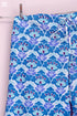 Cambric Cotton Long Pajama Set In Abstract Block Print
