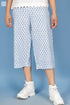 Cambric Cotton Wader Pant In Floral Block Print