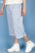 Cambric Cotton Wader Pant In Floral Block Print