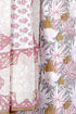 Cotton Dress Material with Mulmul Dupatta In Floral Block Print