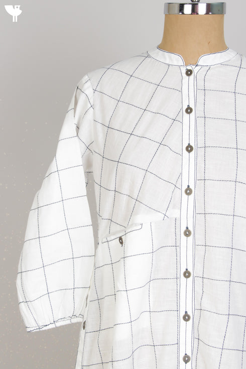Khaadi Cotton Button Down Paneled Shirt Dress