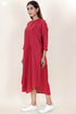 Khaadi Pintuck Dress With Embroidery