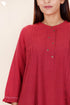 Khaadi Pintuck Dress With Embroidery