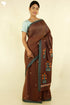 Maheshwari Silk Saree With Floral Embroidery