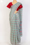 Bengal Cotton Saree In Floral Block Print