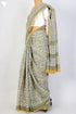Bengal Cotton Saree In Floral Block Print
