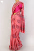 Bengal Cotton Saree In Floral Block Print