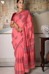Bengal Cotton Saree In Floral Block Print