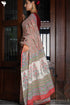 Bengal Cotton Saree In Floral Block Print
