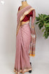 Maheshwari Silk Saree In Graphic Block Print
