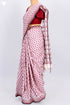Bengal Cotton Saree In Graphic Block Print