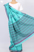 Mangalgiri Cotton Saree In Floral Block Print