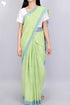 Mulmul Cotton Saree In Block Print