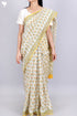 Maheshwari Saree In Floral Block Print