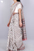 Maheshwari Saree In Floral Block Print
