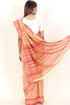 Maheshwari Saree In Floral Block Print