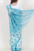 Maheshwari Saree In Floral Block Print