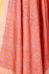 Tussar Silk Dupatta in Geometric Block Print