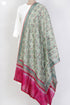 Chanderi Silk Dupatta In Floral Block Print