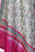 Chanderi Silk Dupatta In Floral Block Print
