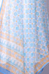 Kota Doria Dupatta In Geometric Block Print