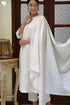 Mulmul Cotton Dupatta in Gold Block Print