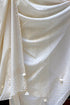 Mulmul Cotton Dupatta in Gold Block Print