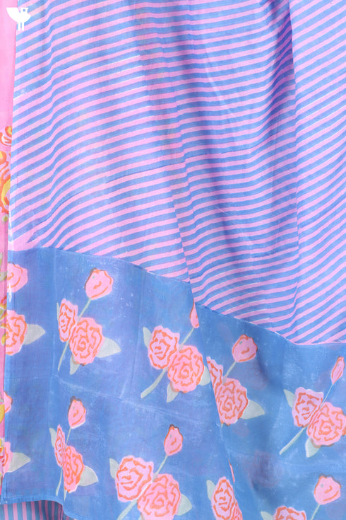 Mulmul Cotton Dupatta In Assorted Block Print