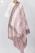 Kota Doria Dupatta In Assorted Block Print