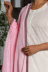 Mulmul Cotton Dupatta With Printed Border