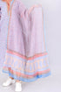 Kota Doria Dupatta With Assorted Block Print