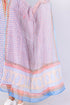 Kota Doria Dupatta With Assorted Block Print