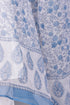 Kota Doria Dupatta In Floral Block Print