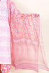 Kota Doria Dupatta In Floral Block Print