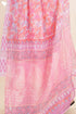Kota Doria Dupatta In Floral Block Print