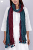 Mulmul Cotton Dupatta With Tassels