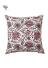 20s Cotton Cushion Cover In Lilac and Magenta Floral Print