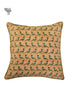 20s Cotton Cushion Cover in Parrot Print with Piping