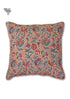 20s Cotton Cushion Cover In Magenta and Blue Grey Graphic Print