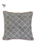 20s Cotton Cushion Cover In Graphic Block Print