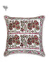 20s Cotton Cushion Cover in Floral Block Print