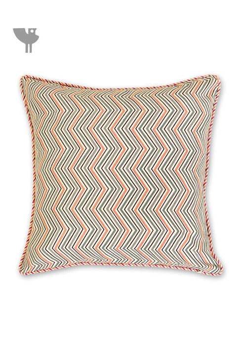 20s Cotton Cushion Cover In Floral Print