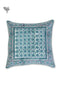 20s Cotton Cushion Cover in Floral Block Print