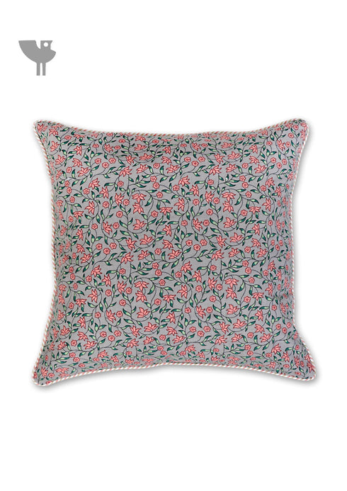 20s Cotton Cushion Cover In Floral Print